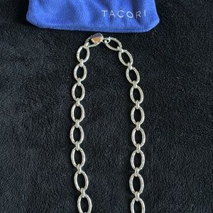Tacori silver link necklace